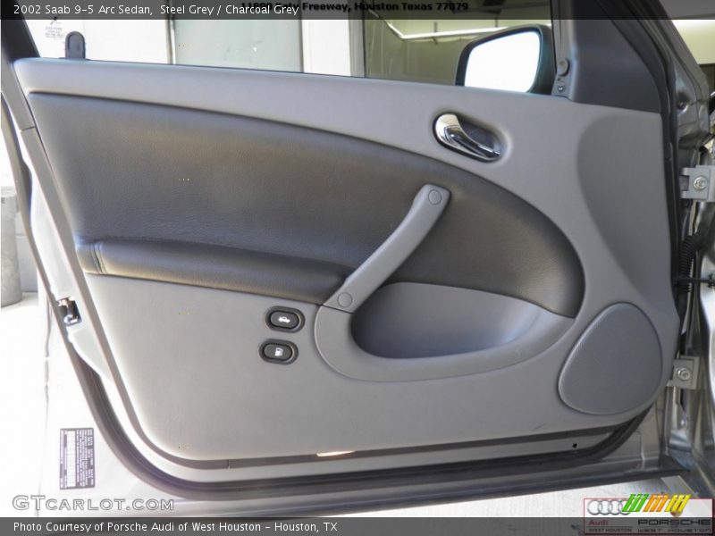 Steel Grey / Charcoal Grey 2002 Saab 9-5 Arc Sedan