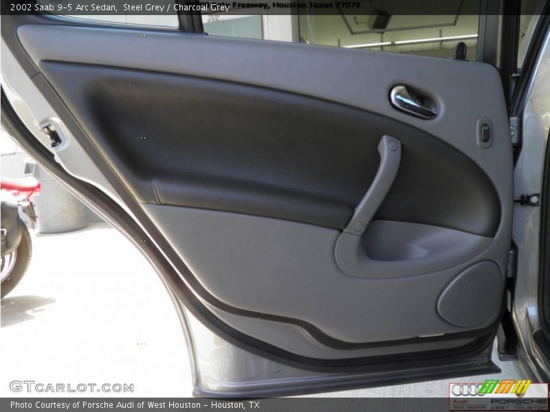 Steel Grey / Charcoal Grey 2002 Saab 9-5 Arc Sedan