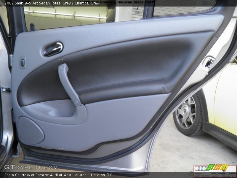 Steel Grey / Charcoal Grey 2002 Saab 9-5 Arc Sedan