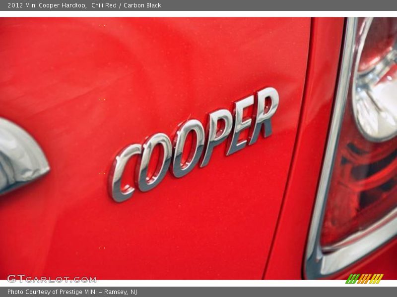Chili Red / Carbon Black 2012 Mini Cooper Hardtop