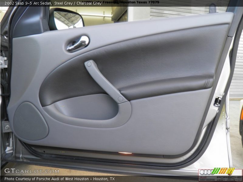 Steel Grey / Charcoal Grey 2002 Saab 9-5 Arc Sedan