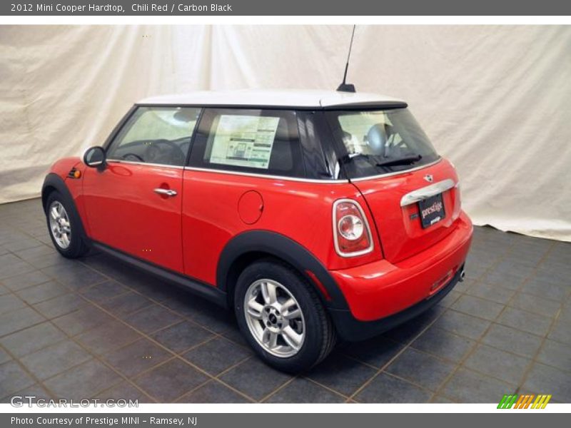 Chili Red / Carbon Black 2012 Mini Cooper Hardtop