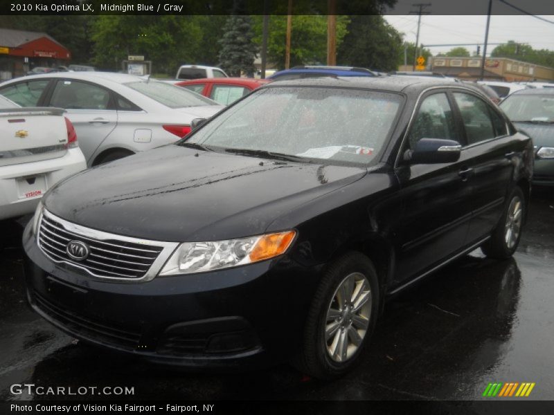 Midnight Blue / Gray 2010 Kia Optima LX