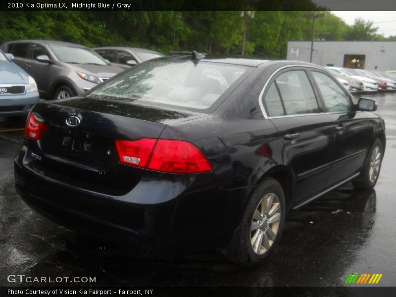 Midnight Blue / Gray 2010 Kia Optima LX