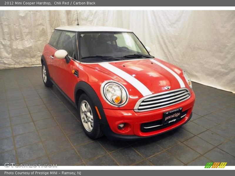 Chili Red / Carbon Black 2012 Mini Cooper Hardtop