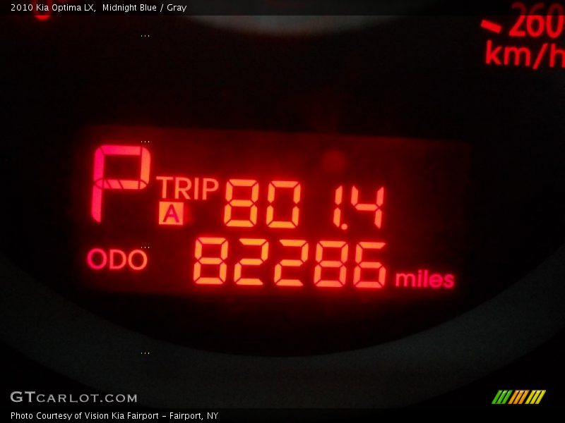 Midnight Blue / Gray 2010 Kia Optima LX