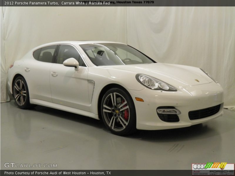 Carrara White / Marsala Red 2012 Porsche Panamera Turbo