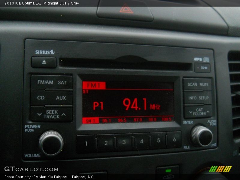 Midnight Blue / Gray 2010 Kia Optima LX