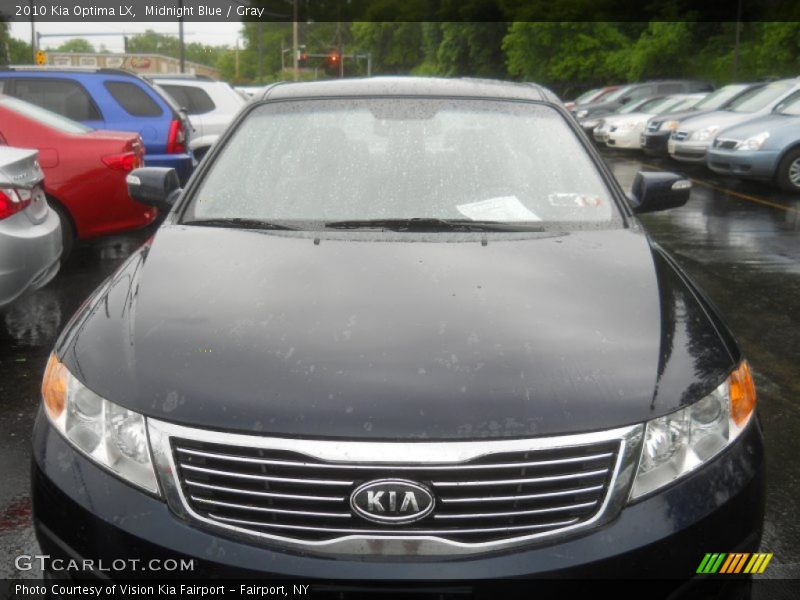 Midnight Blue / Gray 2010 Kia Optima LX