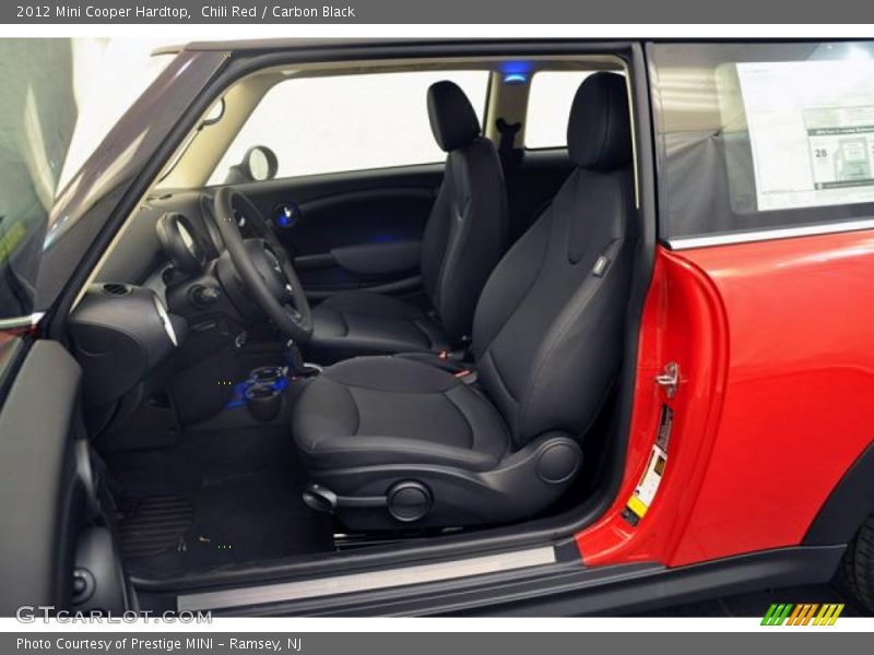 Chili Red / Carbon Black 2012 Mini Cooper Hardtop