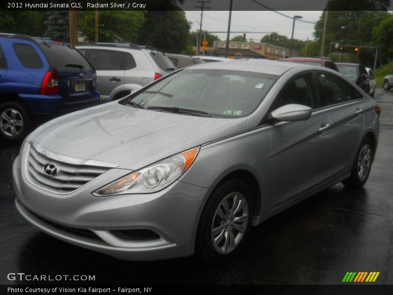 Radiant Silver / Gray 2012 Hyundai Sonata GLS