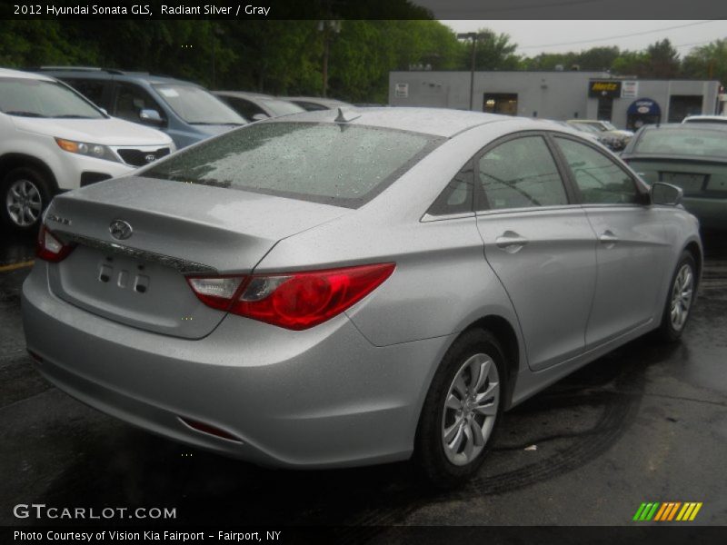 Radiant Silver / Gray 2012 Hyundai Sonata GLS