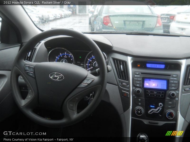 Radiant Silver / Gray 2012 Hyundai Sonata GLS