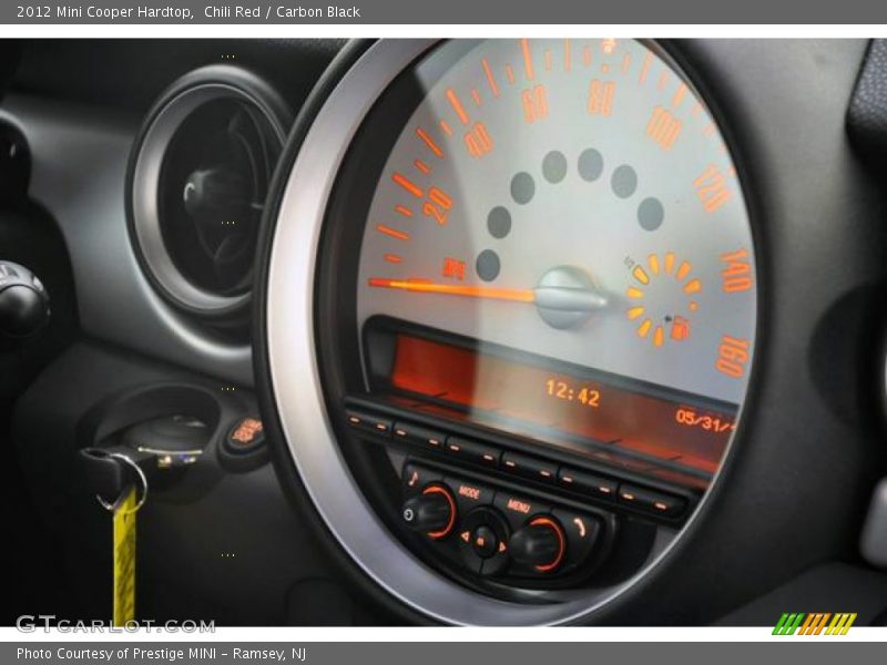 Chili Red / Carbon Black 2012 Mini Cooper Hardtop