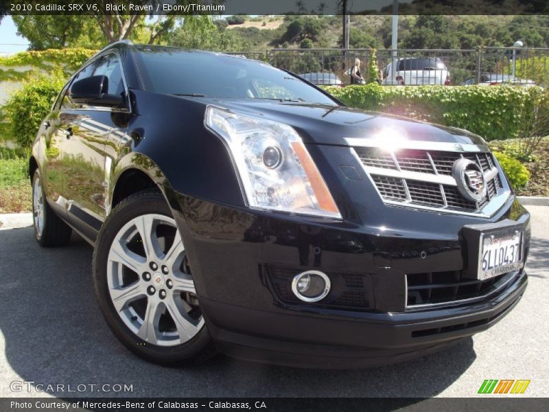 Black Raven / Ebony/Titanium 2010 Cadillac SRX V6