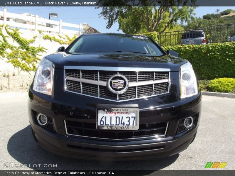 Black Raven / Ebony/Titanium 2010 Cadillac SRX V6
