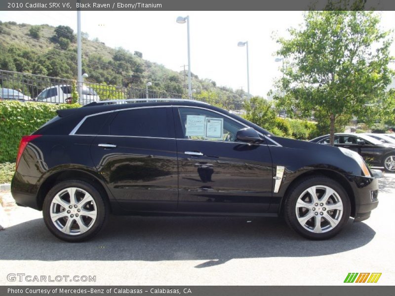 Black Raven / Ebony/Titanium 2010 Cadillac SRX V6