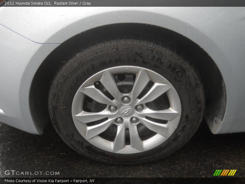 Radiant Silver / Gray 2012 Hyundai Sonata GLS