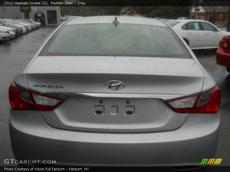 Radiant Silver / Gray 2012 Hyundai Sonata GLS