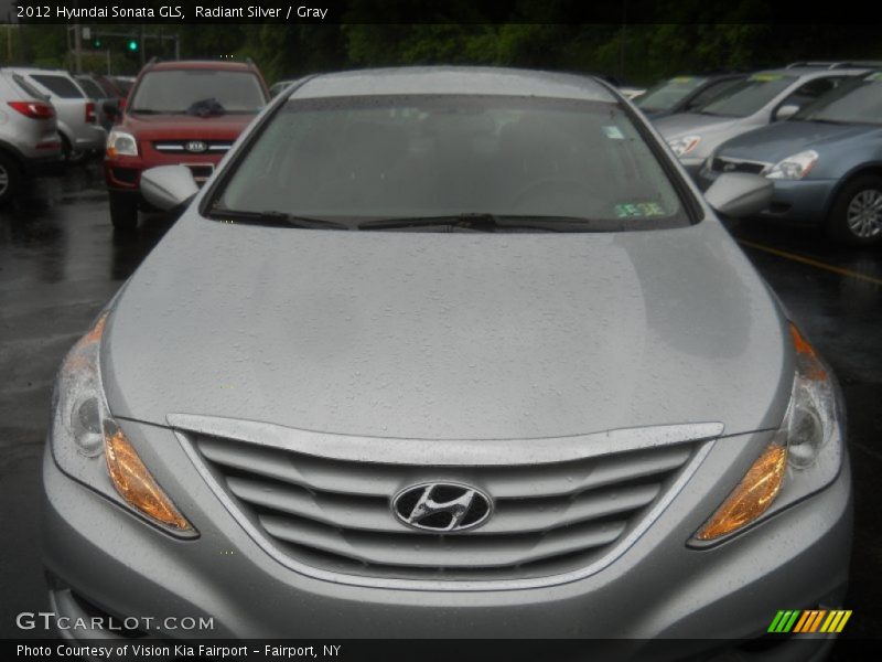 Radiant Silver / Gray 2012 Hyundai Sonata GLS