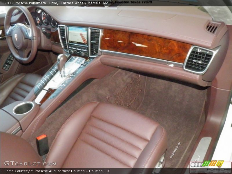 Carrara White / Marsala Red 2012 Porsche Panamera Turbo