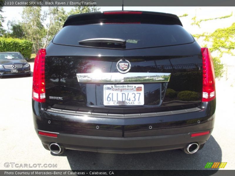 Black Raven / Ebony/Titanium 2010 Cadillac SRX V6
