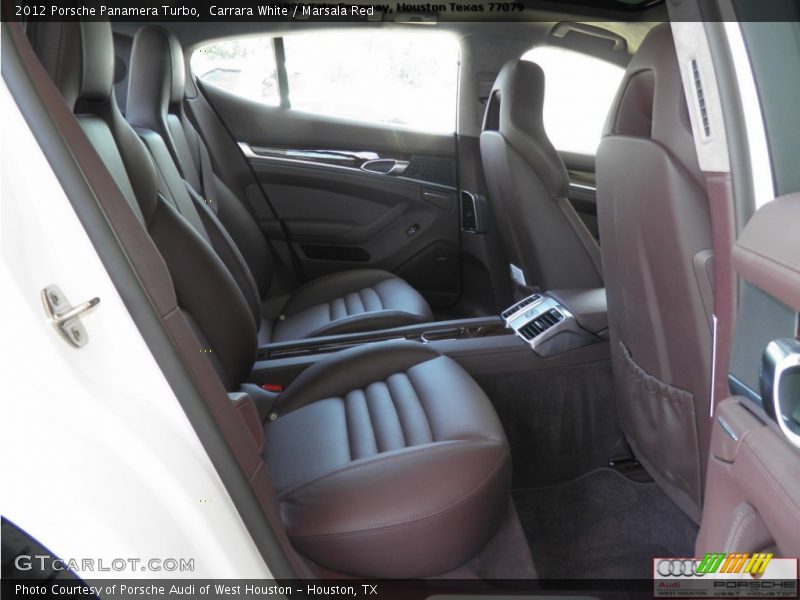 Carrara White / Marsala Red 2012 Porsche Panamera Turbo