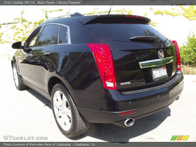 Black Raven / Ebony/Titanium 2010 Cadillac SRX V6
