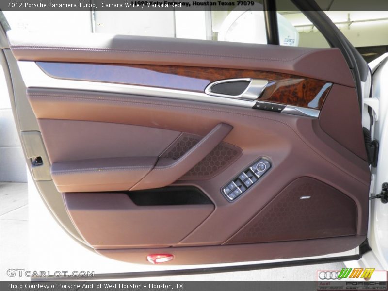 Carrara White / Marsala Red 2012 Porsche Panamera Turbo