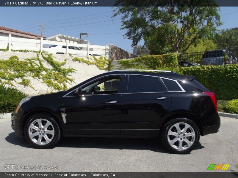 Black Raven / Ebony/Titanium 2010 Cadillac SRX V6