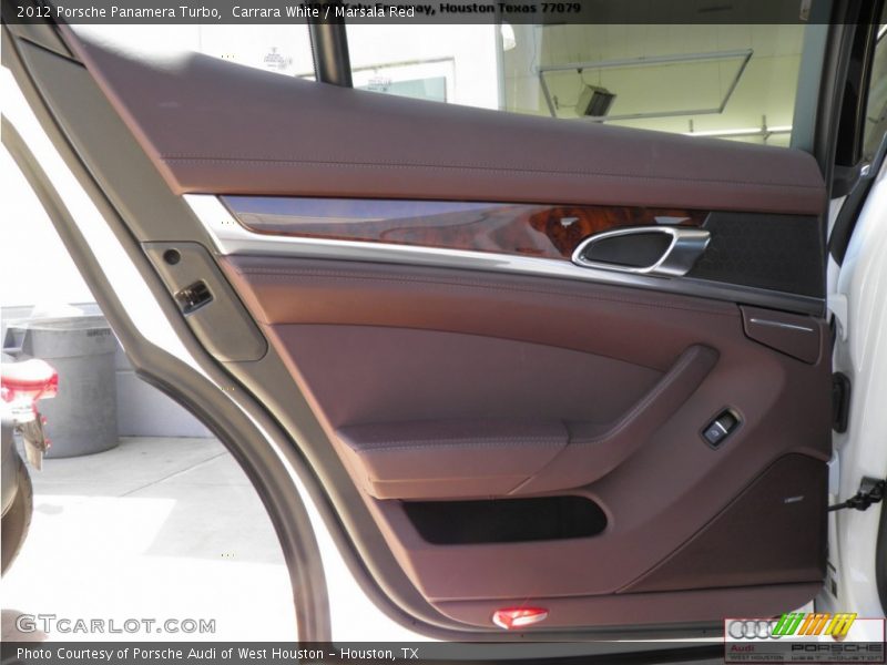Carrara White / Marsala Red 2012 Porsche Panamera Turbo