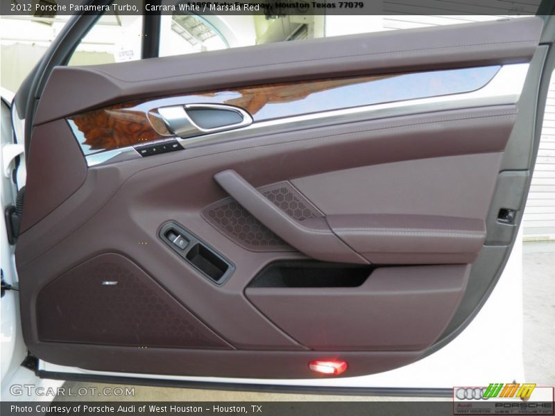 Carrara White / Marsala Red 2012 Porsche Panamera Turbo