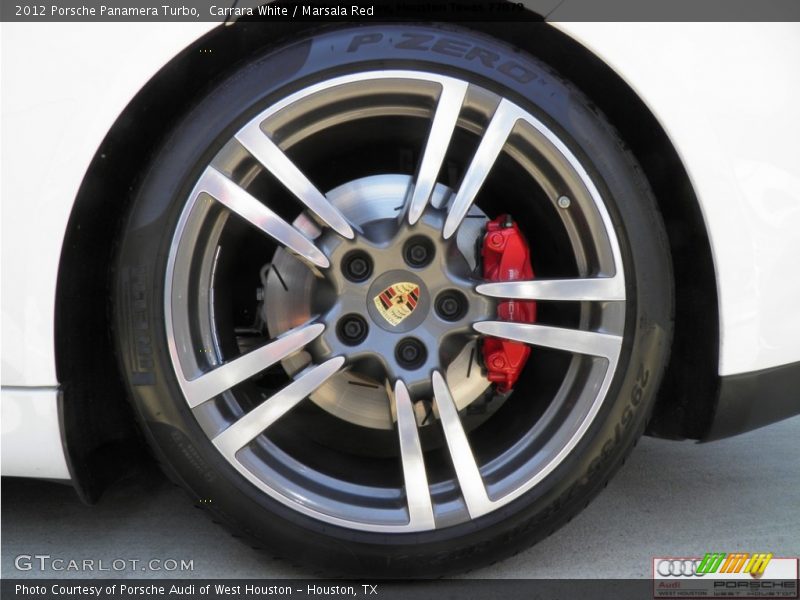 Carrara White / Marsala Red 2012 Porsche Panamera Turbo