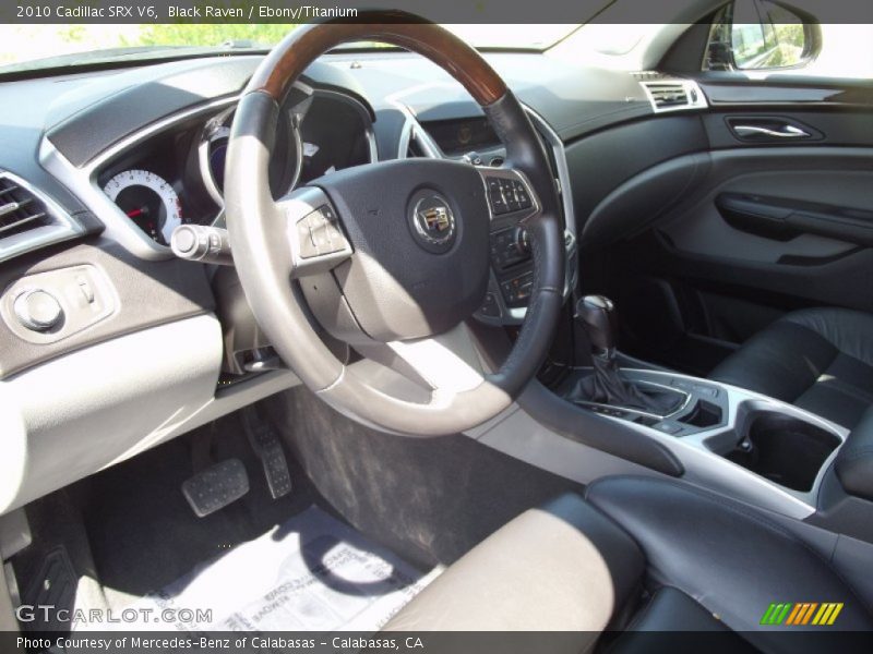 Black Raven / Ebony/Titanium 2010 Cadillac SRX V6