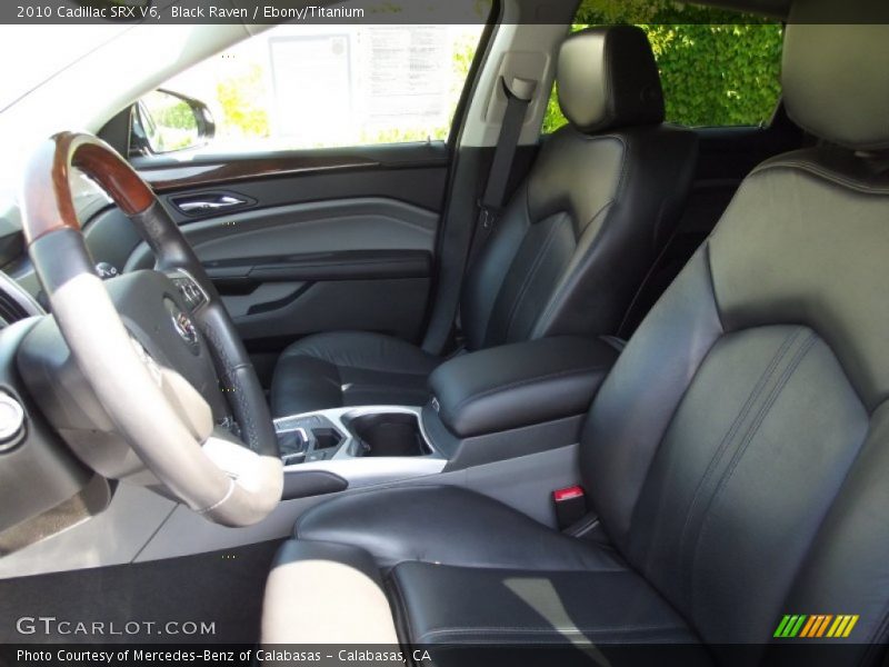 Black Raven / Ebony/Titanium 2010 Cadillac SRX V6