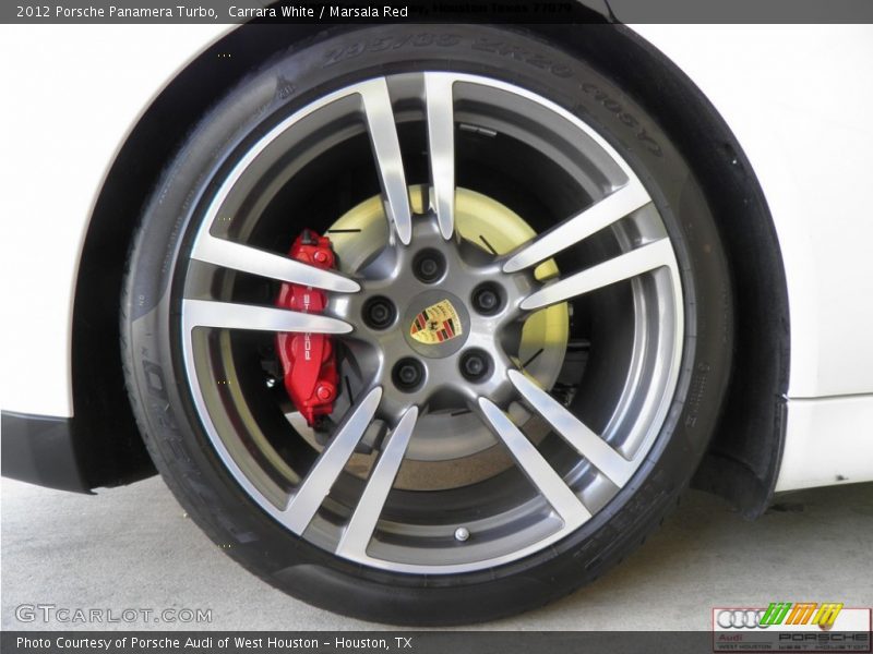 Carrara White / Marsala Red 2012 Porsche Panamera Turbo
