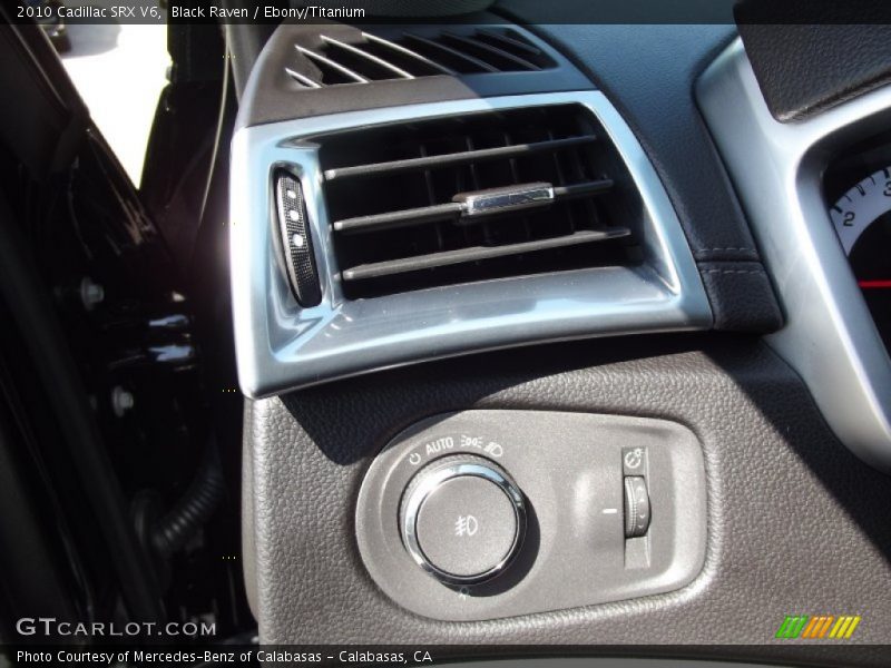 Black Raven / Ebony/Titanium 2010 Cadillac SRX V6