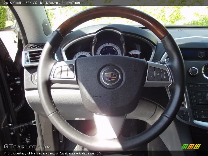 Black Raven / Ebony/Titanium 2010 Cadillac SRX V6
