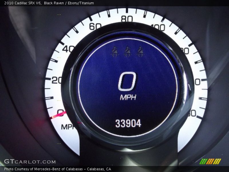 Black Raven / Ebony/Titanium 2010 Cadillac SRX V6