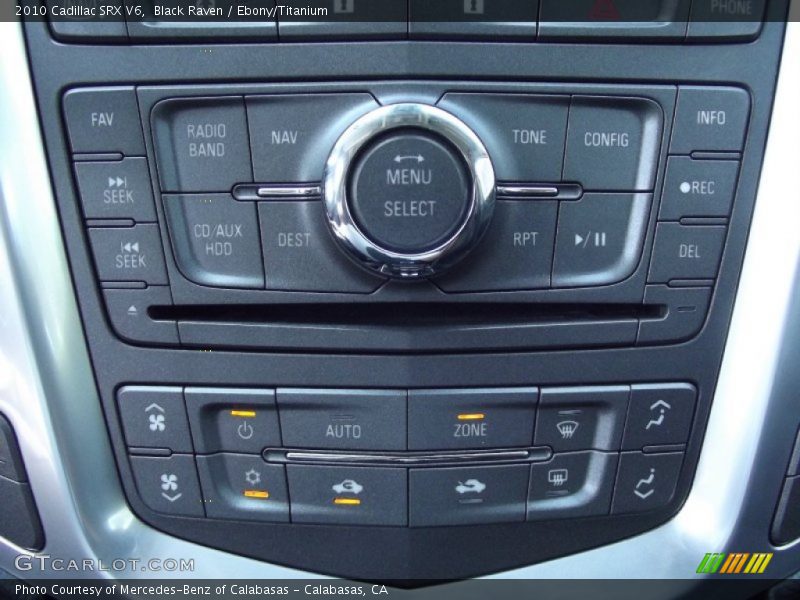 Black Raven / Ebony/Titanium 2010 Cadillac SRX V6
