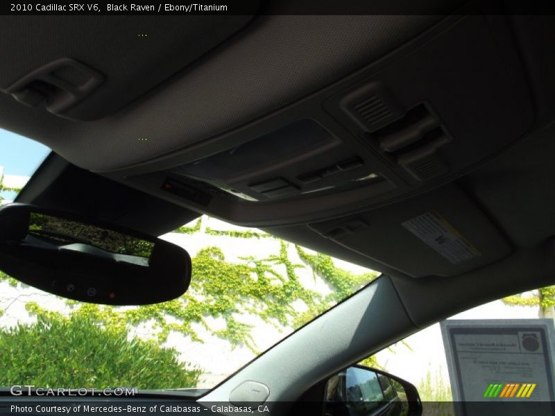 Black Raven / Ebony/Titanium 2010 Cadillac SRX V6