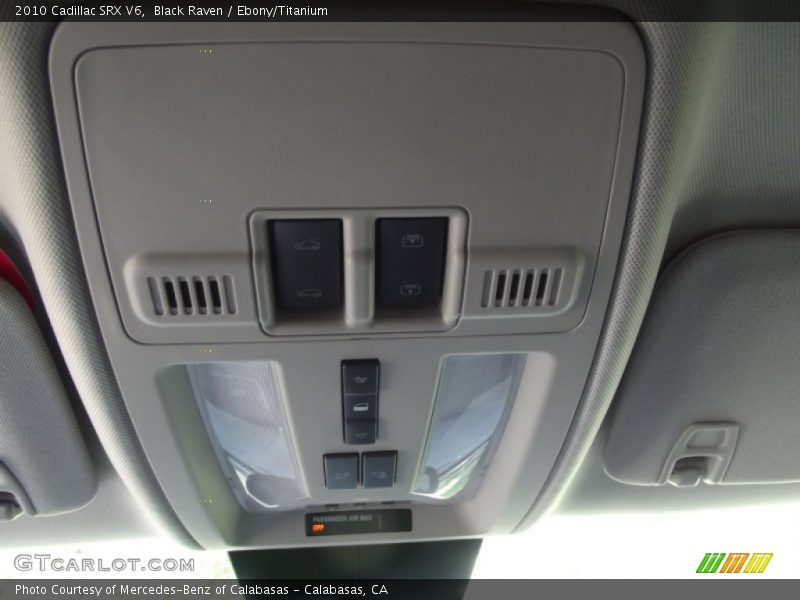 Black Raven / Ebony/Titanium 2010 Cadillac SRX V6