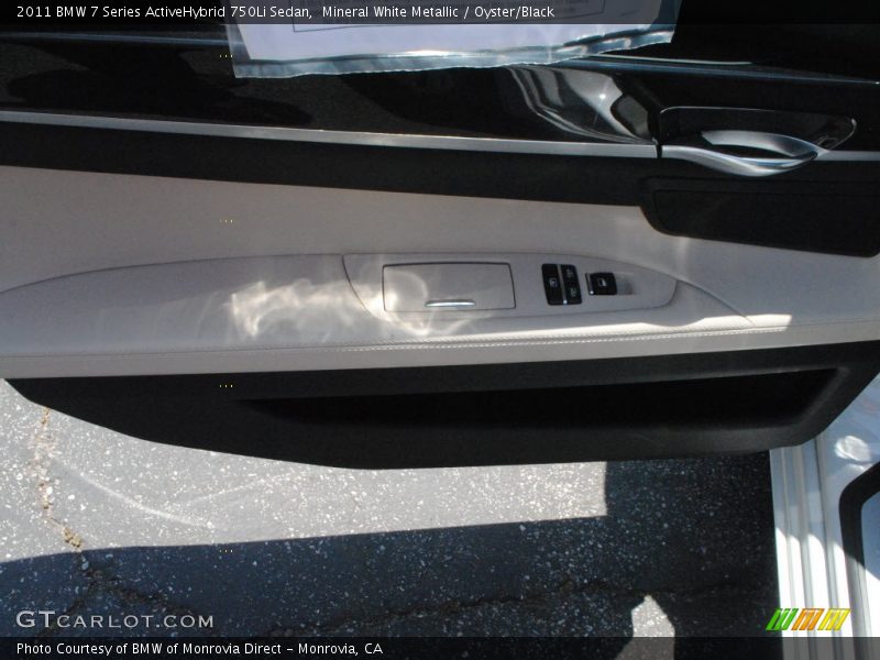Mineral White Metallic / Oyster/Black 2011 BMW 7 Series ActiveHybrid 750Li Sedan