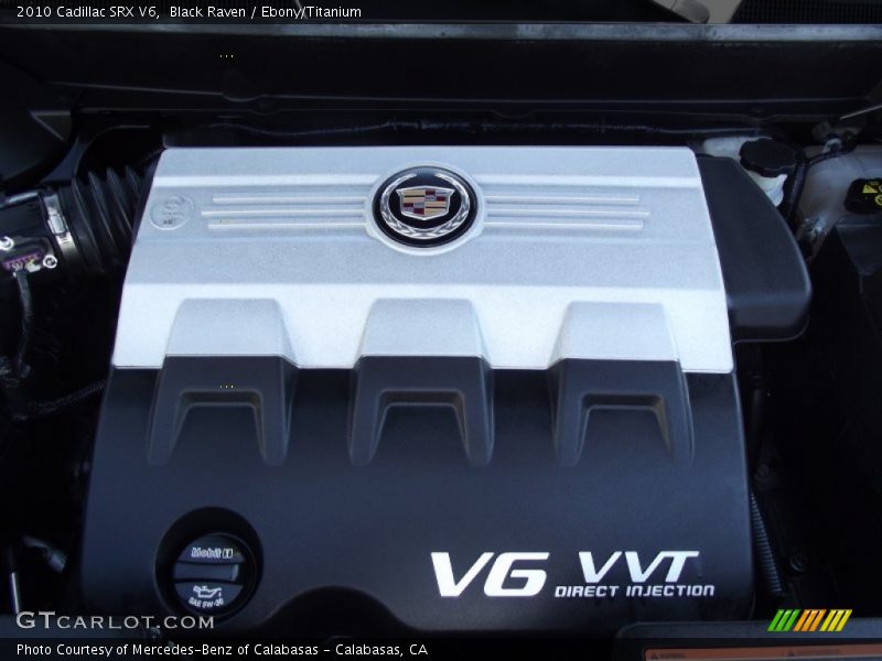 Black Raven / Ebony/Titanium 2010 Cadillac SRX V6