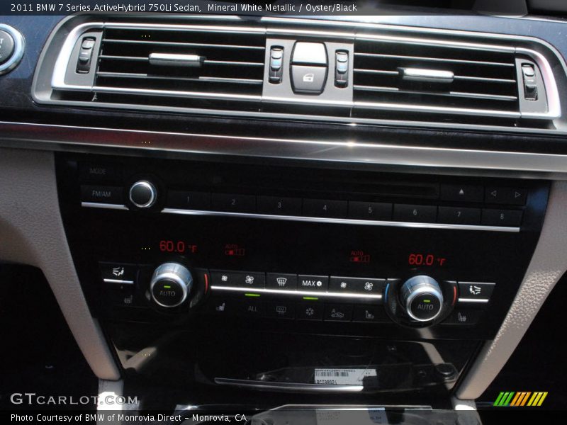 Mineral White Metallic / Oyster/Black 2011 BMW 7 Series ActiveHybrid 750Li Sedan