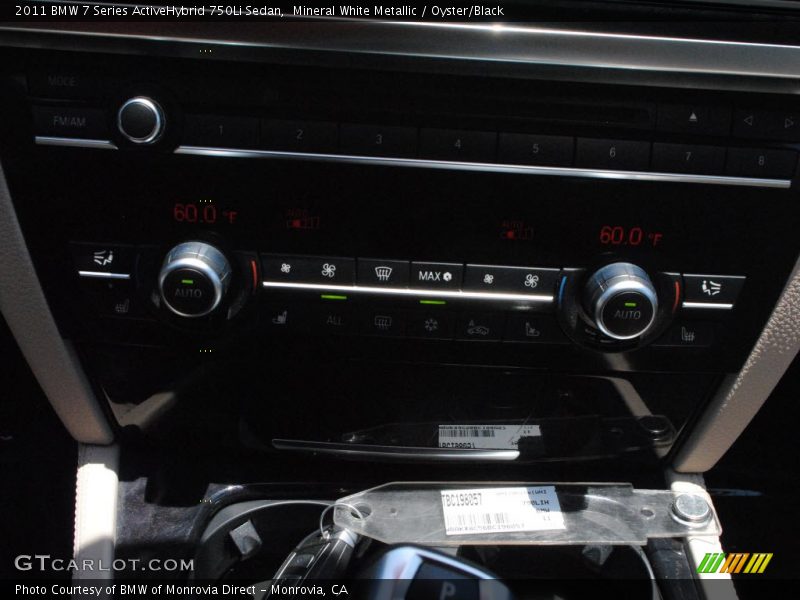 Mineral White Metallic / Oyster/Black 2011 BMW 7 Series ActiveHybrid 750Li Sedan