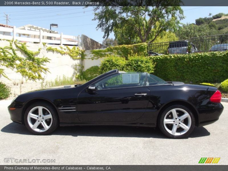 Black / Charcoal 2006 Mercedes-Benz SL 500 Roadster