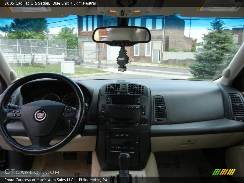 Blue Chip / Light Neutral 2005 Cadillac CTS Sedan