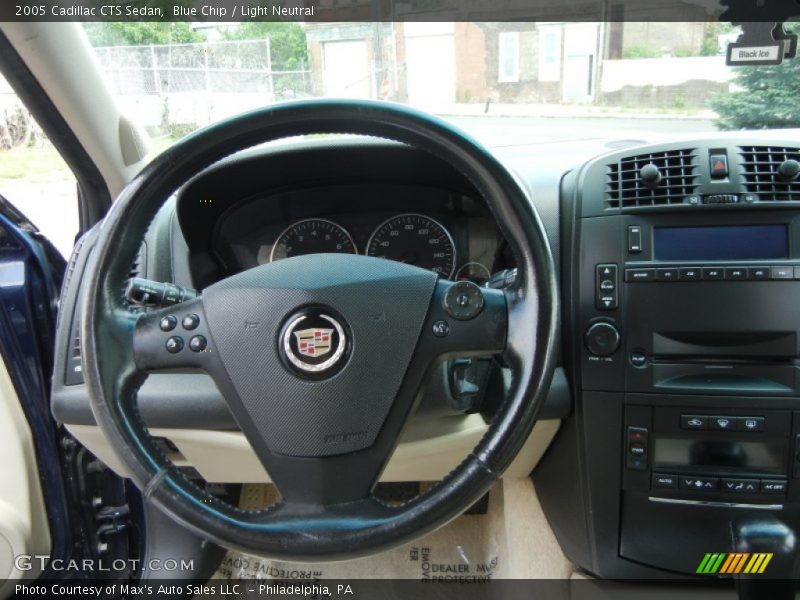 Blue Chip / Light Neutral 2005 Cadillac CTS Sedan