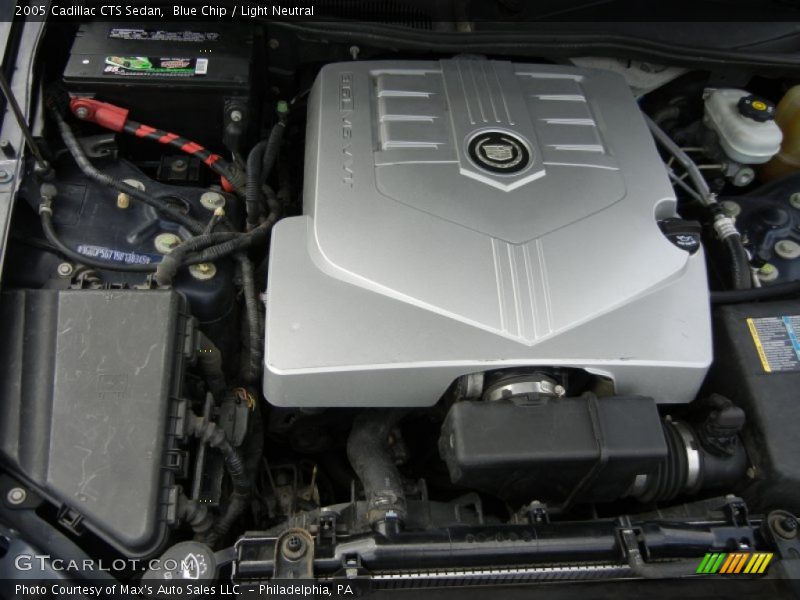 Blue Chip / Light Neutral 2005 Cadillac CTS Sedan